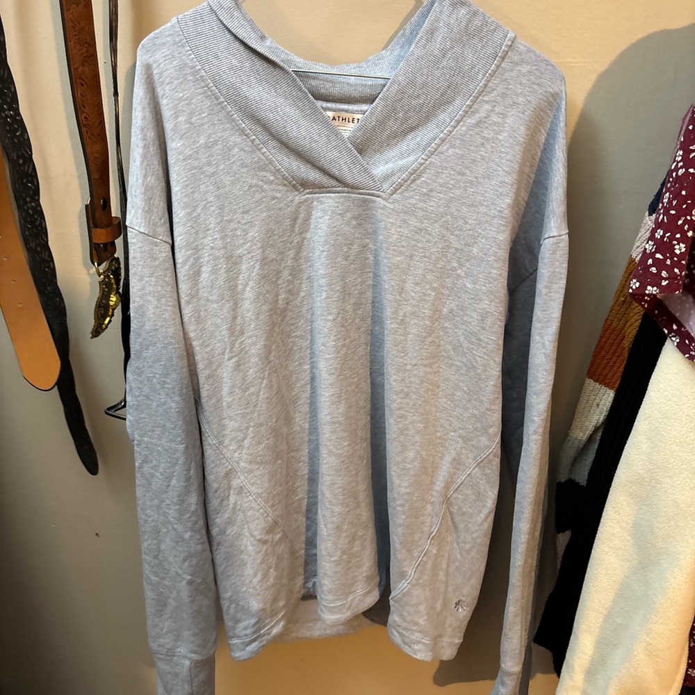 Athleta Heather Gray Pullover